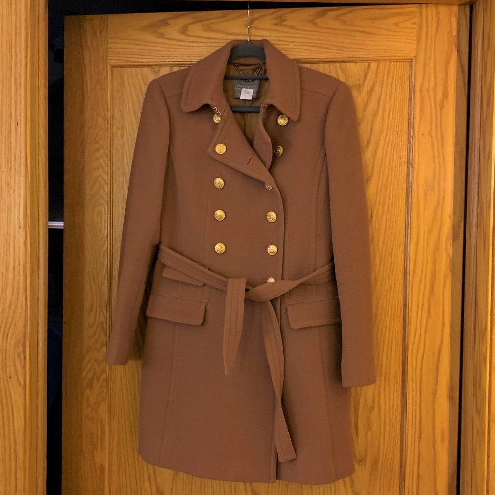 J Crew Double Cloth Wool Camel Jacket